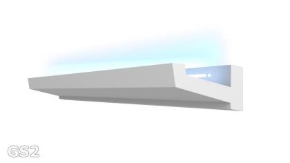GS Polystyrol Stuckleiste Lichtprofile LED indirekte Beleuchtung