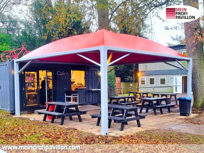 Pavillon 4x5 Überdachung Sonnenschutz Festzelt Terrassenüberdachung Pvc