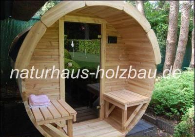 Fasssauna, Saunafass, Saunapod, Saunakota, Gartensauna, Außensauna, Sauna