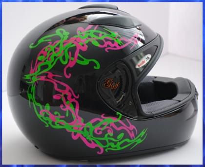 Airbrush! Helm Tribal Design!