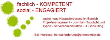 Neue Herausforderung gesucht