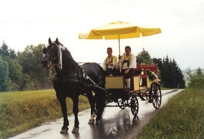 Hochzeitskutsche!