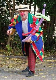 Clown zum Kinderfest