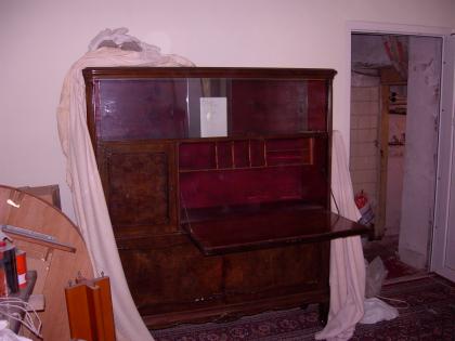 Original Chippendale Schrank mit Sekretär