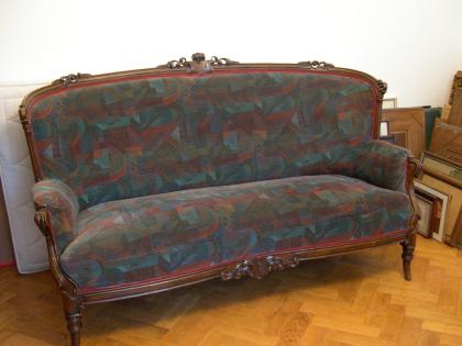Zweisitzer Biedermeier-Sofa
