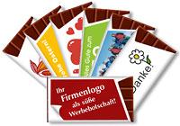 Werbung Schoko - Kleinstserie in Premium-Qualität