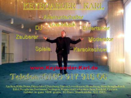 Alleinunterhalter und DJ Keyboarder Karl Aachen Bergheim Krefeld Düsseldorf Düre