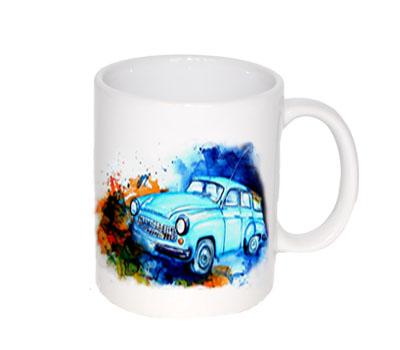 Wartburg Camping 312   Kaffeebecher mit Grafik 
