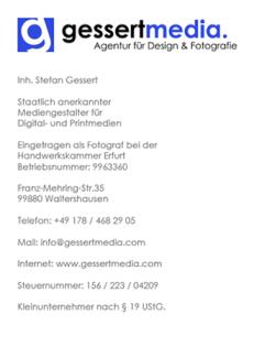 Gessertmedia. - Agentur für Design   Fotografie
