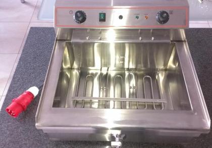 Elektr. Beckenfritteuse 6 kw Backfritteuse Friteuse