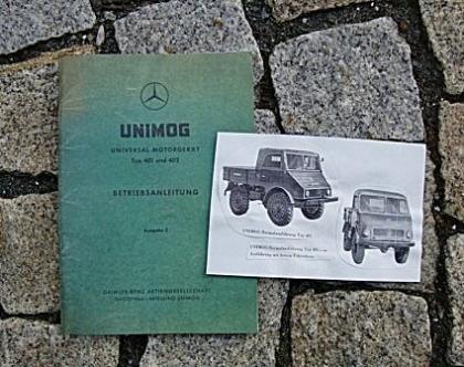 Betriebsanleitung Unimog 411 1955