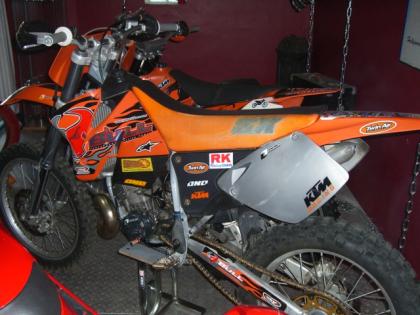 Motorcrossmaschine Marke KTM