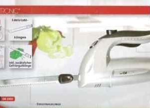 Elektromesser,neu,mit zusätzlicher Gefriergut-Klinge