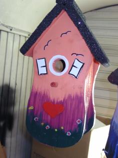 Bunte vogel-nist-bruthäuser