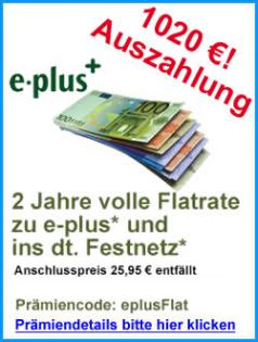 Handy-Flatrate im Wert von über 1000,- EUR zum Nulltarif   