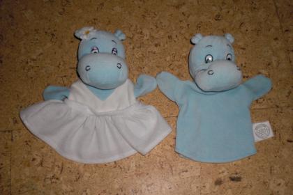 Happy Hippo Maxi Ei Handpuppen