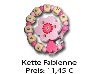 Schnullerkette mit Namen ganz individuell - ein süßes Geschenk  