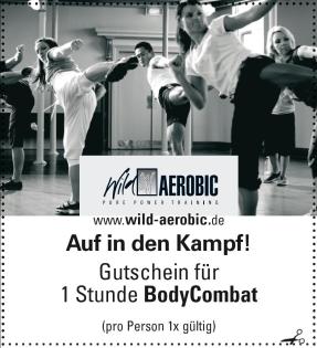 Kostenlose Teststunde Body Combat im Fitness Center Wild AEROBIC in Bayreuth