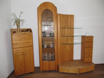 Wohnzimmerschrank massiv Erle