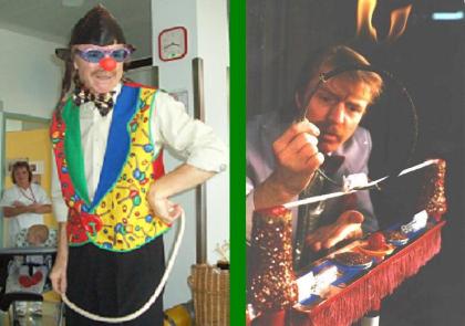 Kinderunterhalter, clown, zaubrer, kindergeburtstag, kinderanimation, mäusezirku