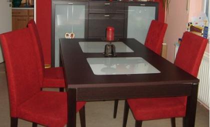 Essgruppe mit ausziehbaren Tisch 5 tlg