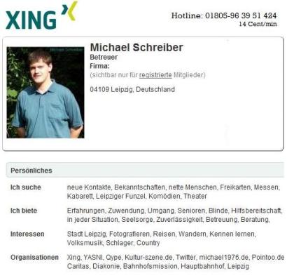 Michael Schreiber nutzt Xing als Kontaktmanagement 