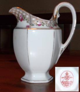 Hutschenreuther Milchkännchen Jubiläumsmarke von 1914