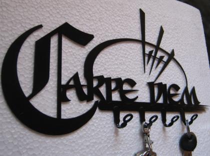 Carpe Diem Schlüsselbrett Hakenleiste selten!!! keine Massenware 