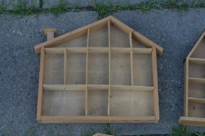 3 diverse alte Setzkasten aus Holz