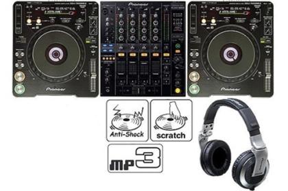 Pioneer CDJ 1000 MK3 X2 & DJM-800 Bundel Met 