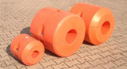 Schwimmer Hydtrotransport 160 mm Polyethelen 2 - &3-teilig Polyurethan-Schaum zy