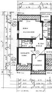 3-Zimmer-Dachgeschosswohnung mit Südblick und Loggia