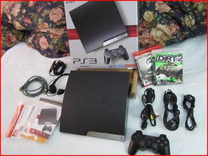 SONY Playstation 3 Slim 250gb + HDMI + Headset + 2 Spiele!