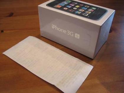 IPhone 3Gs 32 GB weiss !!!NEU!! originalverpackung , ohne Kratzer mit Rechnung