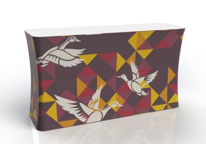 Klemp-System Promotiontheke Messetheke Verkaufstheke CAPRA 188x101x52cm Werbung 