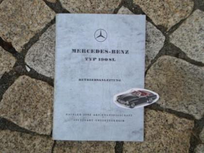 Betriebsanleitung Mercedes 190 SL 1959 W121