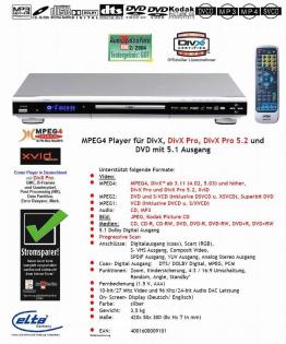 DVD Player mit unterstützte DivX & XviD Formate