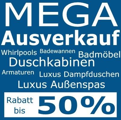 Räumungsverkauf bis zu 50% Rabatt bei Sanideal in Bochum