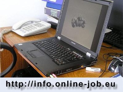 Online arbeiten im Home-Office, Nebenjob von zu Hause am PC