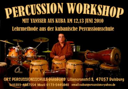 Percussion Workshop in Duisburg