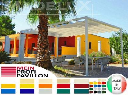 Pergola 7x3 Pavillon Zelt Restaurant personalisierte Farbe Stahl Pvc Café Garten