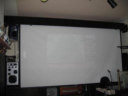 Großbildleinwand