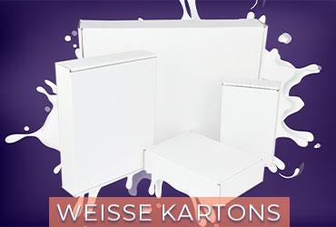 Weisse Kartonagen Karton weiß Hersteller Verpackung 20 St.