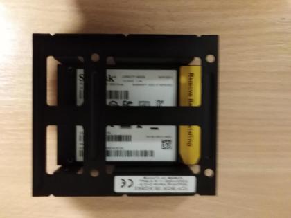 SSD plus 480 GB SSD intern mit Enbaurahmen