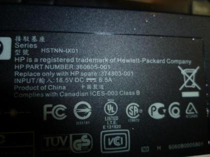Laptop HP HSTNN-I12C mit Kostenlose Dockingstation , Win USW. Nr. 143