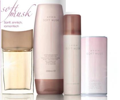 Soft Musk sinnlicher Damenduft im 4 er Set