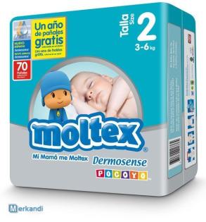 1320 Packungen Moltex Windeln - 70 Stück pro Packung