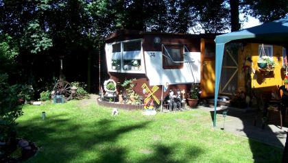 Mobilheim mit Blockhaus in Holland/Dinxperlo