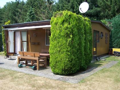 Mobilheim mit großem Teich in Weelsche Hut Holland
