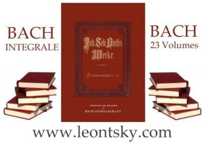 Bach s Werke. 23 B #228;nden.